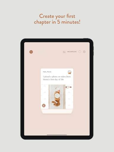 The Short Years Baby Book screenshot