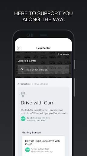 Curri Driver screenshot