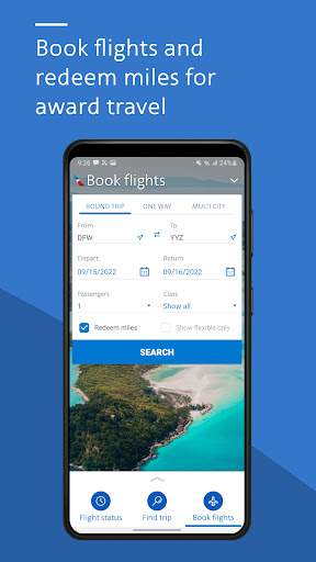 American Airlines screenshot