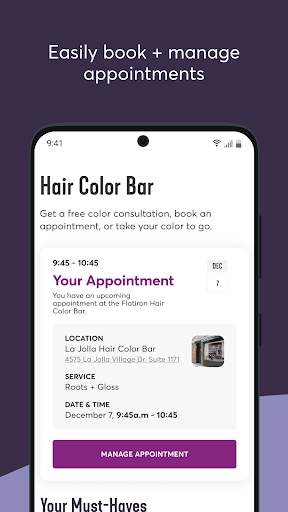Madison Reed App screenshot
