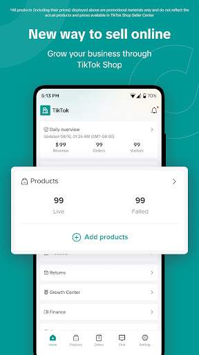 tiktok-shop-seller-center screenshot