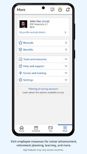Amazon A to Z screenshot