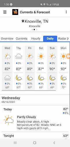 East Tennessee Weather screenshot