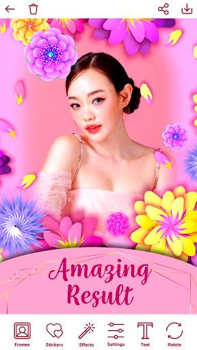 flower-photo-frames-editor screenshot