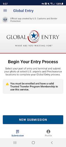 global-entry screenshot