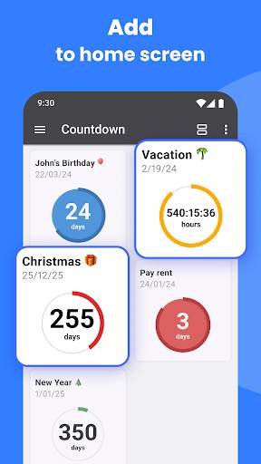 Countdown Widget・Countdown app screenshot