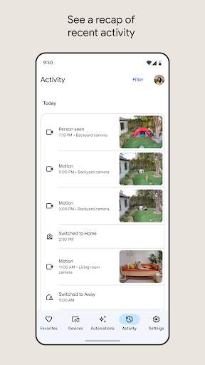 Google Home screenshot
