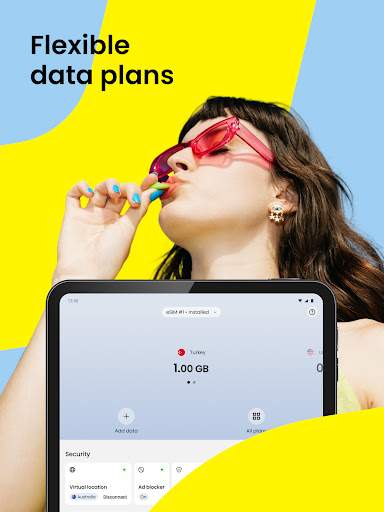 Saily: An eSIM travel app screenshot