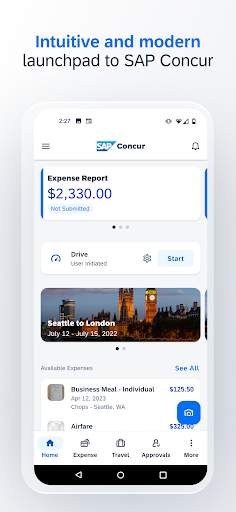 sap-concur screenshot