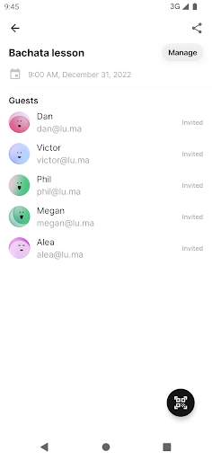 Luma Events Check In screenshot