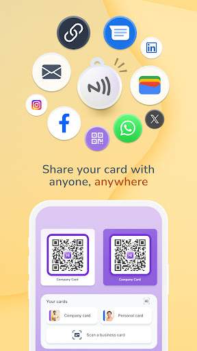 HiHello: Digital Business Card screenshot