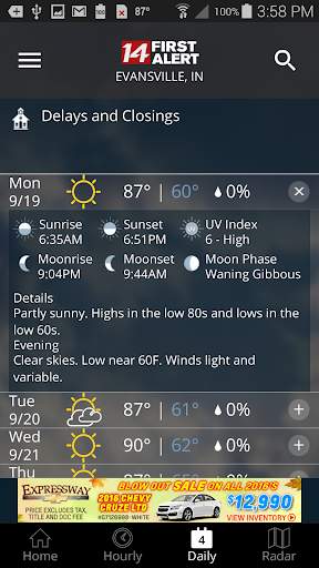 14FirstAlert Weather TriState screenshot