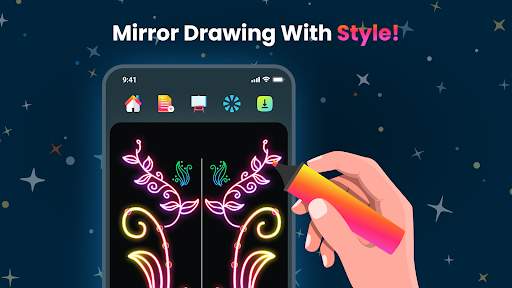 Magic Doodle: Glow Art Drawing screenshot