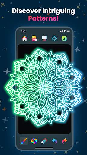 Magic Doodle: Glow Art Drawing screenshot