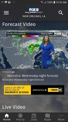 FOX 8 Weather screenshot
