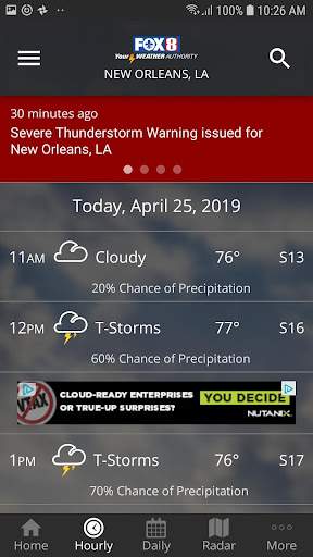 FOX 8 Weather screenshot