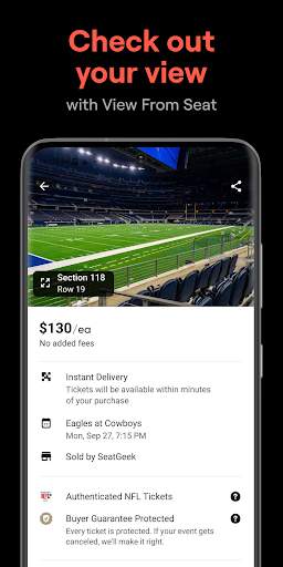 SeatGeek – Tickets to Events screenshot
