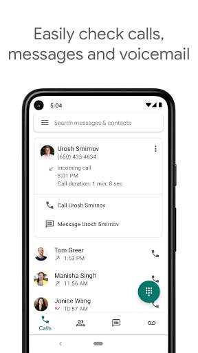 google-voice screenshot