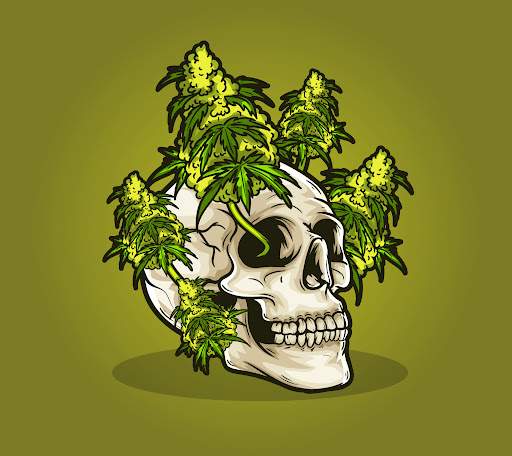 Weed Skull Wallpapers HD screenshot