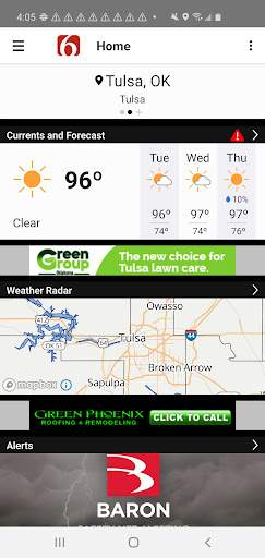 news-on-6-weather screenshot