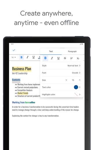 Google Docs screenshot